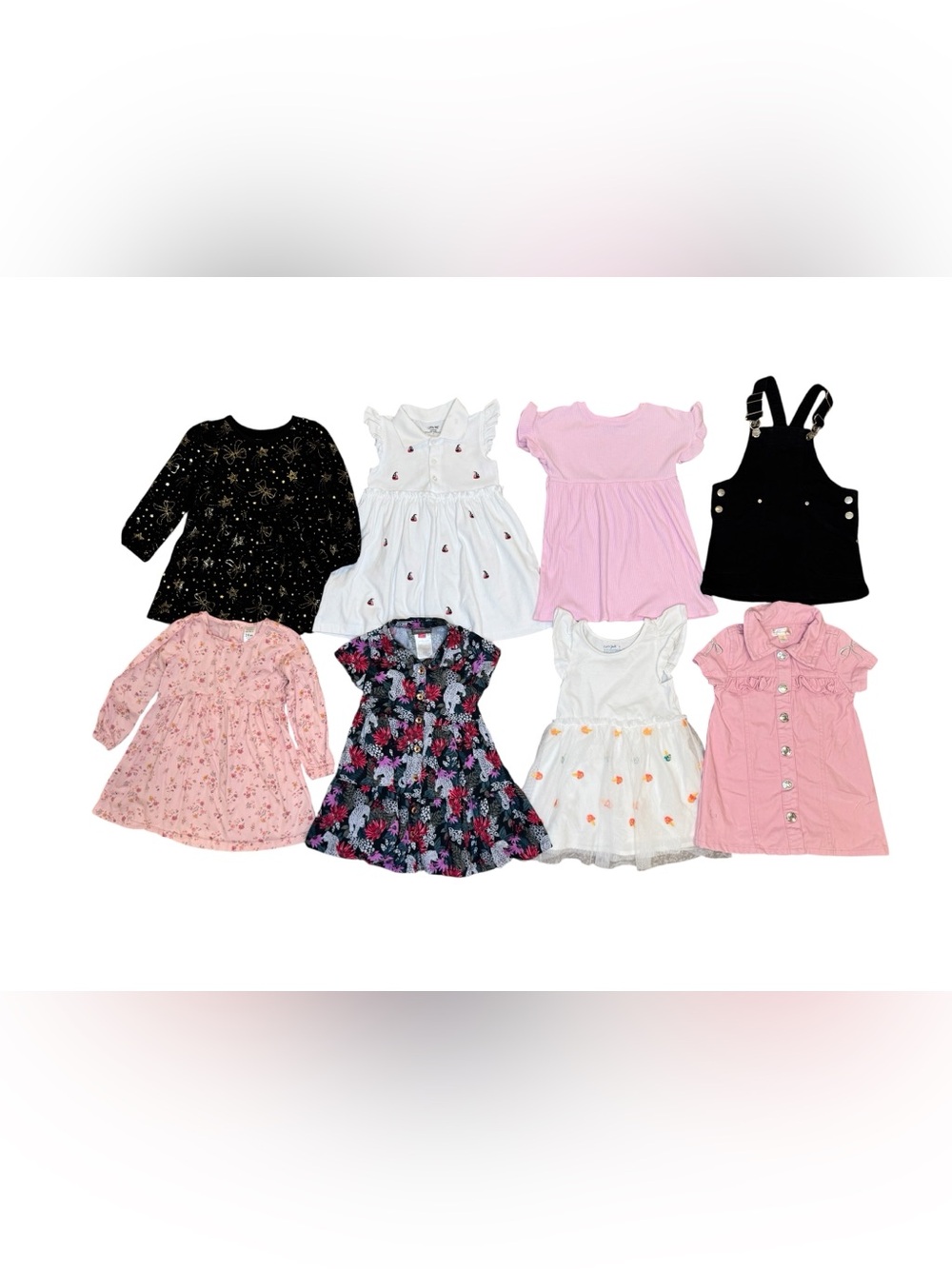 Girls Dress Bundle Lot Size 2T Assorted Brands Casual Party Dresses